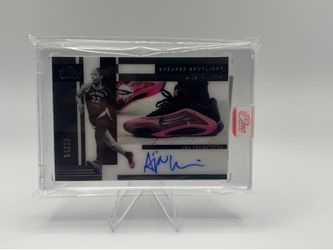 2025 Panini WNBA One & One Basketball - Sneaker Spotlight & Auto - A’ja Wilson - Near Mint