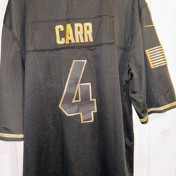 SPECIAL SALUTE TO SERVICE RAIDER CARR JERSEY 