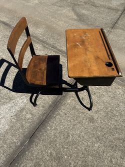 Vintage School Desk