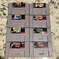 Super Nintendo SNES Games 