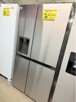 LG STAINLESS STEEL SIDE-BY-SIDE REFRIGERATOR
