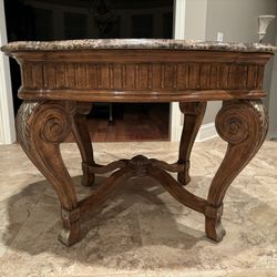 Antique Style Marble Top Table