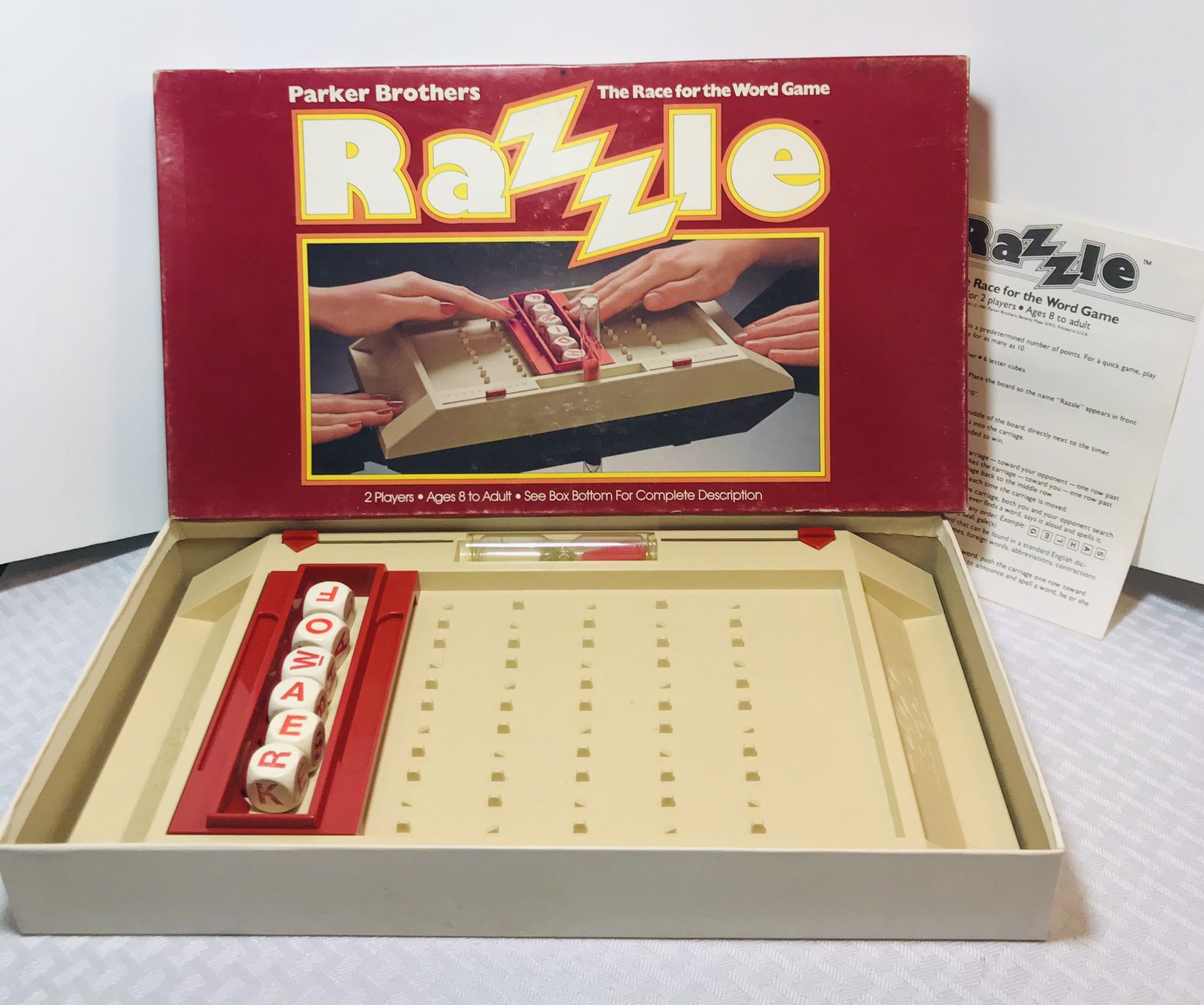 Vintage 1981 Parker Bros. Razzle Board Game