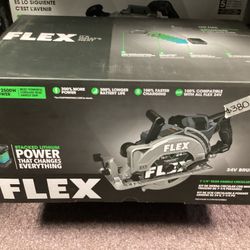 FLEX 24V Brushless 7 1/4 Rear Handle Circular Saw (Kit) $380
