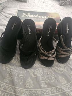 2 Pair Of Sketchers, Size 8