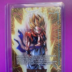 Dragon Ball Super Card Game 2nd Anniversary GOLD Energy Marker E-129 SSJ Gogeta