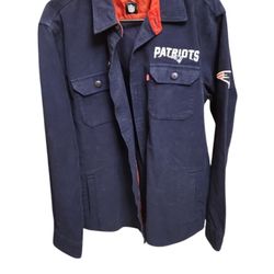 Levi's NFL New England Patriots Moleskin Shirt/ Overshirt Size L