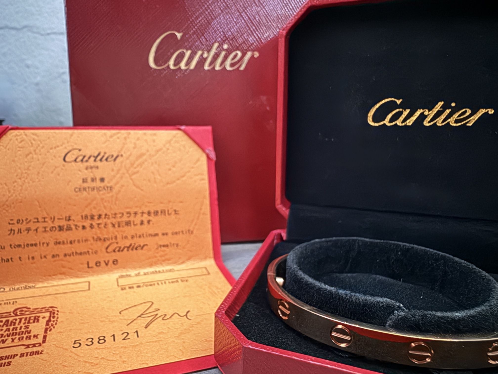 Cartier Love Bracelet 