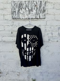 Vintage 2013 Misfits Shirt Mens Size XL Black Band Tour Concert USA Flag Face Logo Tee