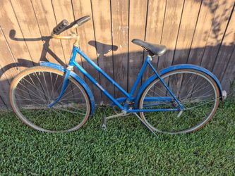 Phillips Vintage Blue Step-Through Bicycle 1960s