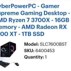 Cyber Power Gaming Computer  / Windows 10
