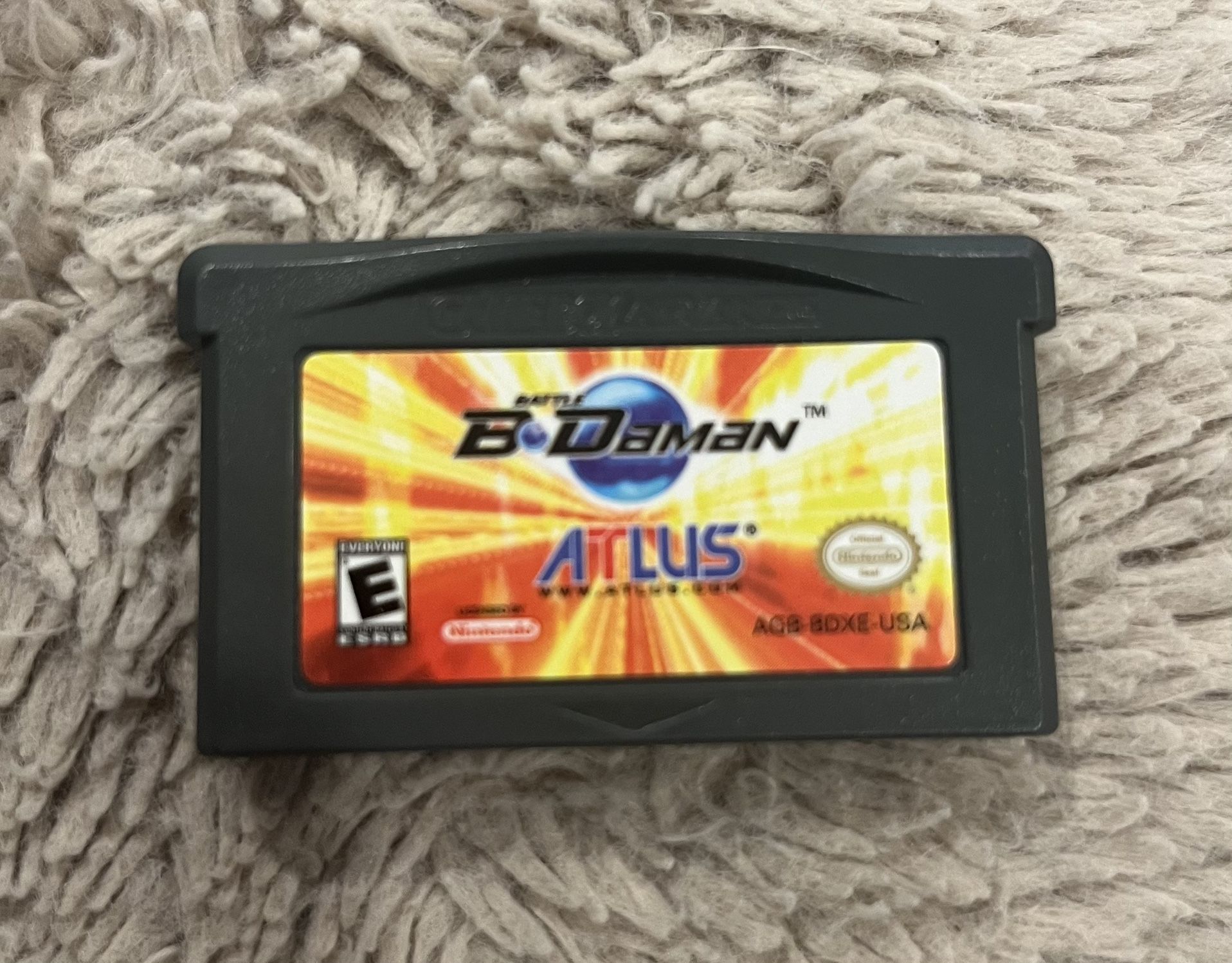 Battle B-Daman By Atlus For Nintendo Gameboy Advance