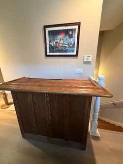 Wood brown bar