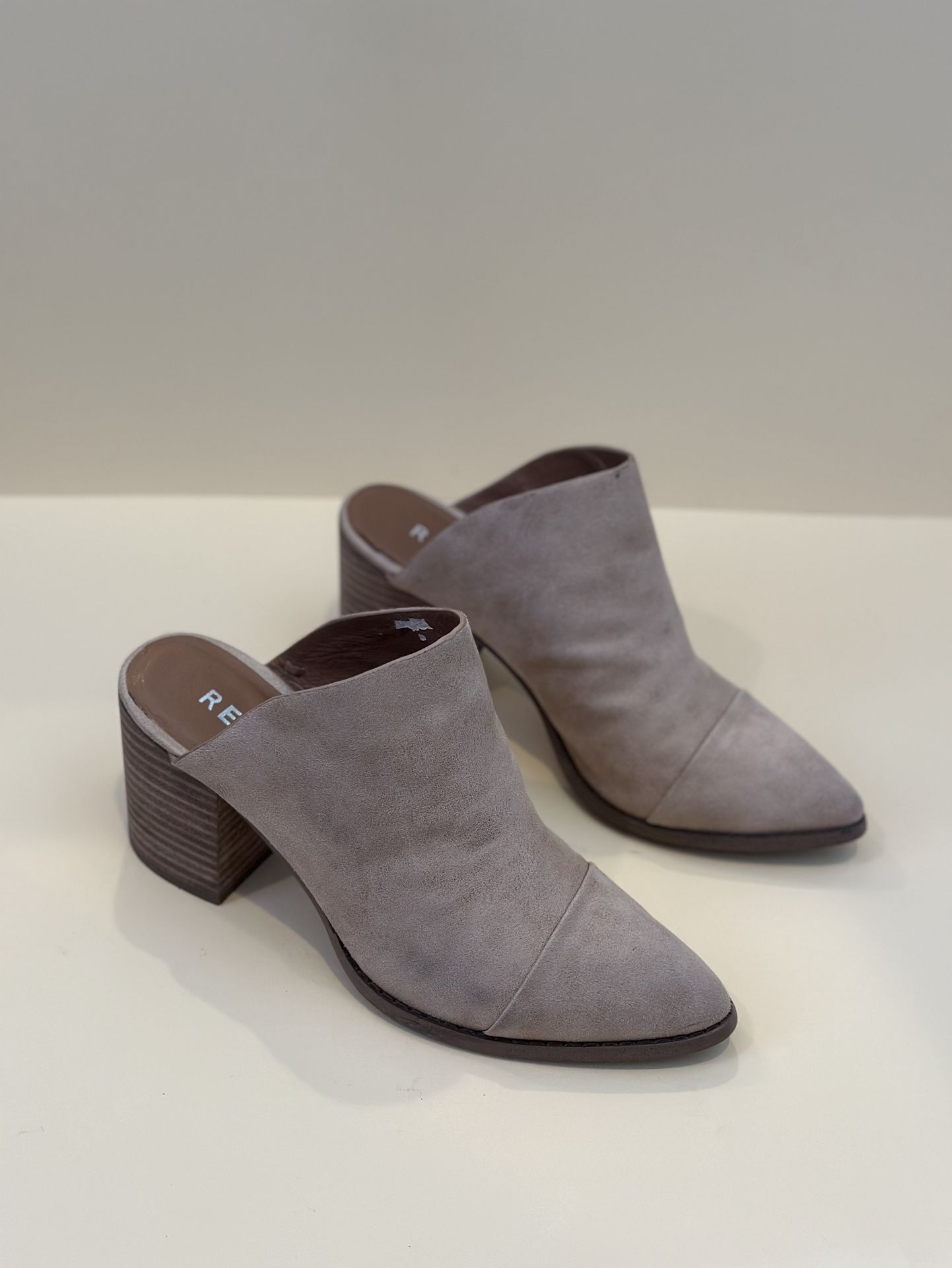 Suede Mule Booties