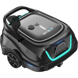 WYBOT A1 Cordless Robotic Pool Cleaner, Automatic Pool Vacuum for Above Ground with 120 Mins, Double Filters, LED Indicator, Charge in 2.5 Hours, 4 Cl
