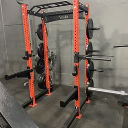 SQUAT RACK/ HR1000/ VESTAFITNESS/ WEIGHTS/ BARBELL/ BENCH/ GYM EQUIPMENT/ FREE DELIVERY 🚚 