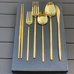 Brand New Gold Utensils 