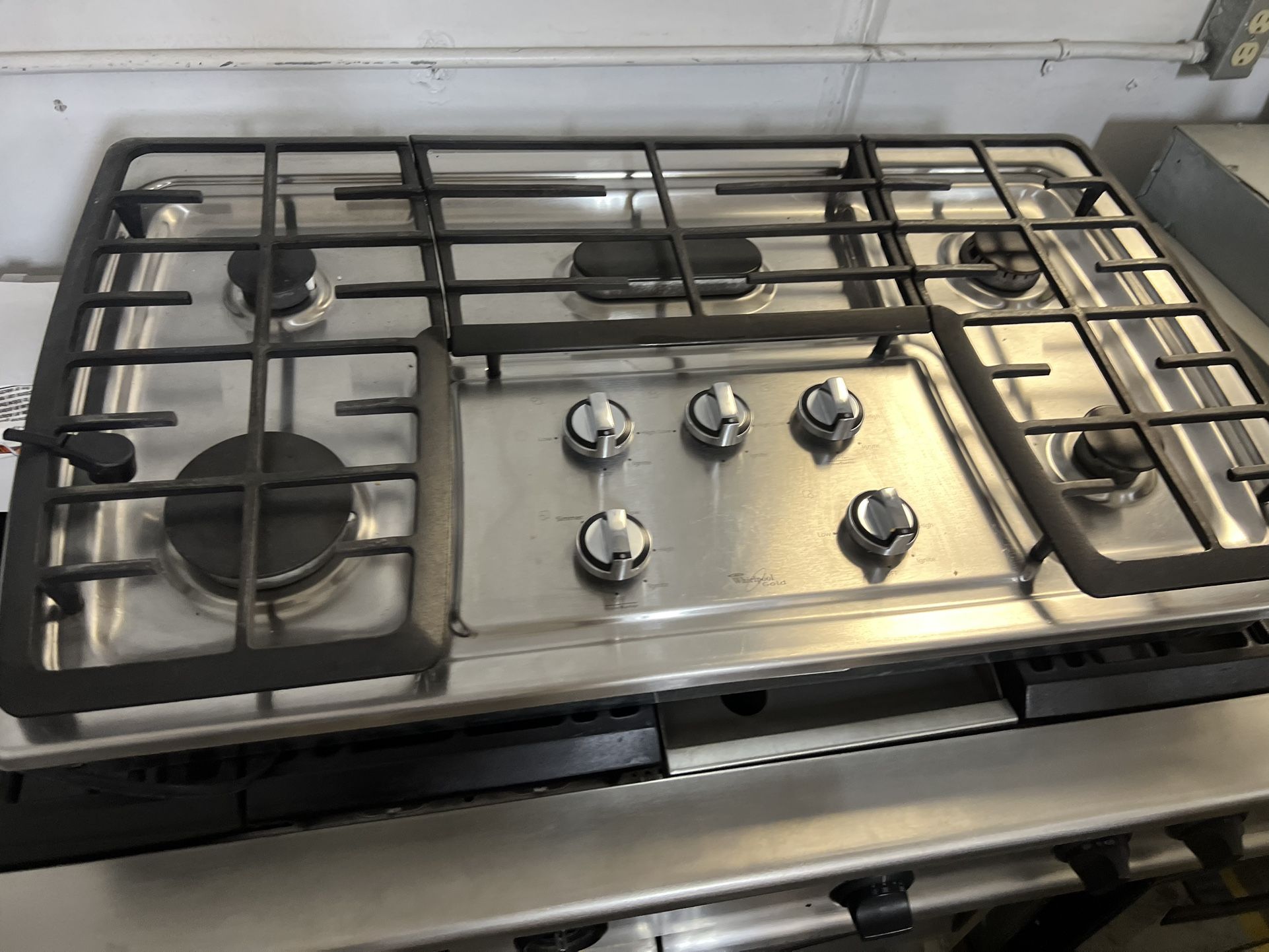 Whirlpool Gas Range Top 36