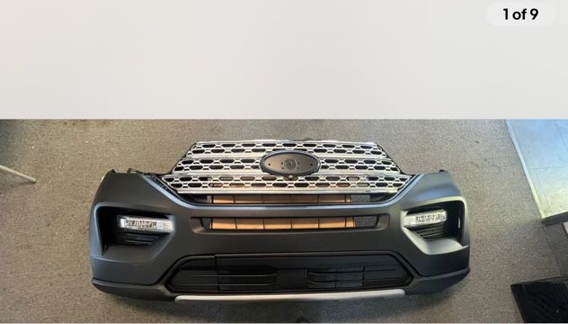 Front Bumper Assembly With Grilles And Foglights For 2020 Explorer