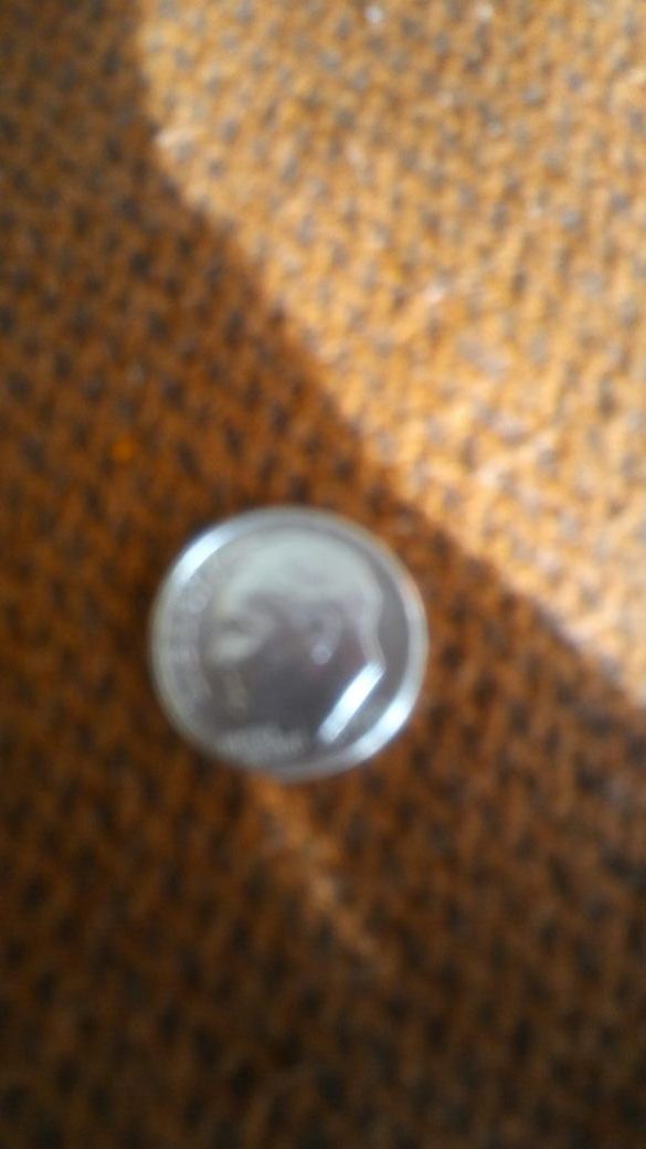 One dime in silver 1960