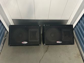 Harbinger HX121M Stage Monitors (Pair) 12" Woofer - Works Great