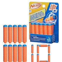 Nerf N Series N1 Darts, Includes 10 Refill Darts, Compatible Only with Nerf N Series Blasters, Outdoor Games, Ages 8+