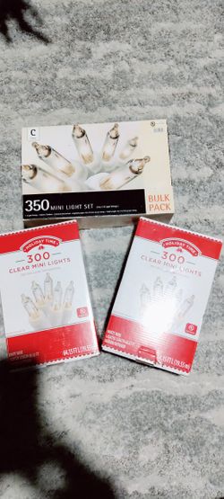 Brand New Christmas Lights All 3 Boxes For $5