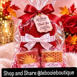 Le'Booie Boutique Gift Set with Soaps Socks & Accessories