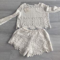 2 Piece Set Crotchet 