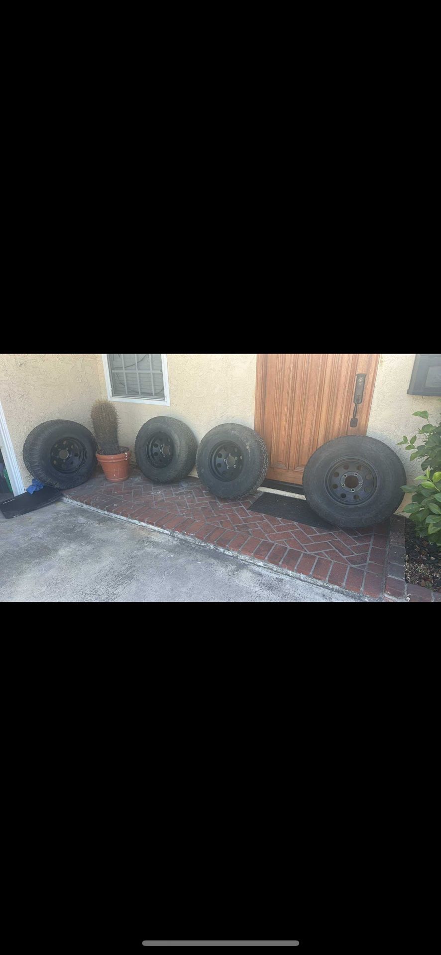 Early Bronco Rims And Tires $250