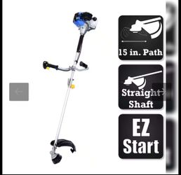 Blue Max2-Stroke 42.7 cc Straight Shaft Trimmer and Brush Cutter Combo