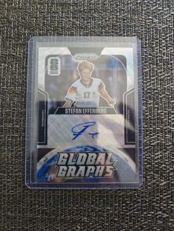 2026 Prizm FIFA ⚽️ Stefan Effenberg Auto Global Graphs Silver Wave Germany 🇩🇪