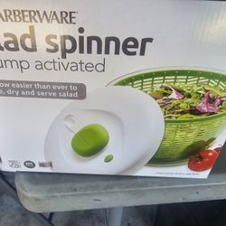 Farberware Salad Spinner Pump Activated