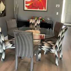 For Sale- 60 inch Dining Tables, 6 Chairs
