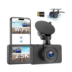 Wifi Dash cam Front and Rear Camera