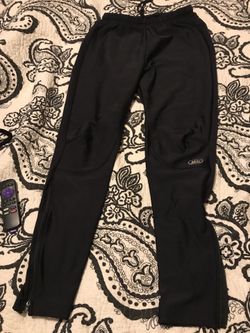 REI- MENS SIZE LARGE BLACK FLEECE BASE LAYER PANTS
