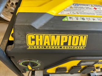Champion dual fuel generator