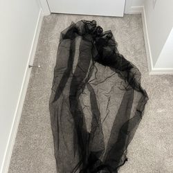 black fabrics / table clothes 