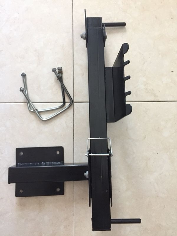 BBQ grill mount for 4” RV bumper