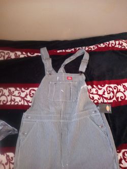 Dickies overalls for men hickory stripes