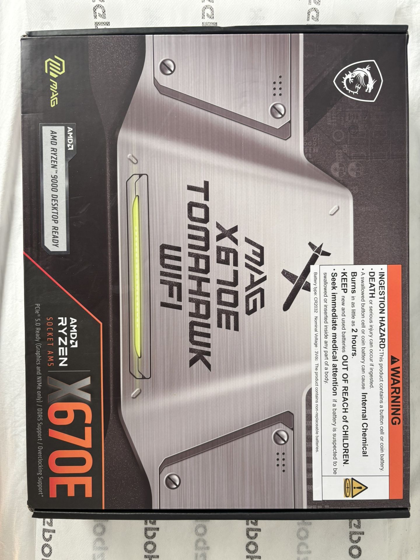 MSI MAG X670E Tomahawk WiFi Gaming Motherboard