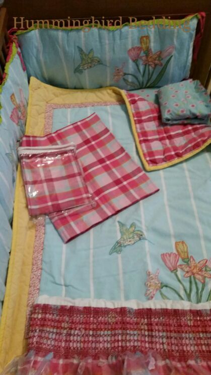 Cute Girl Hummingbird Crib Bedding Set For Sale In Gresham Or