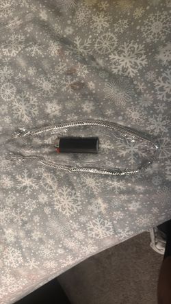 Silver Cuba link chain REAL NEW