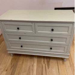 Wooden Baby Dresser / Chest of Drawers — Beige