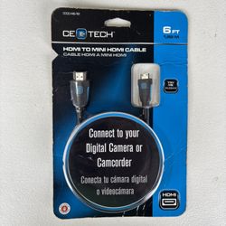 6 ft HDMI to HDMI MINI