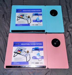 NEW portable adjustable workstation for laptop, phone & tablet