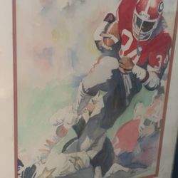1 Of A Kind Herschel Walker Painting 