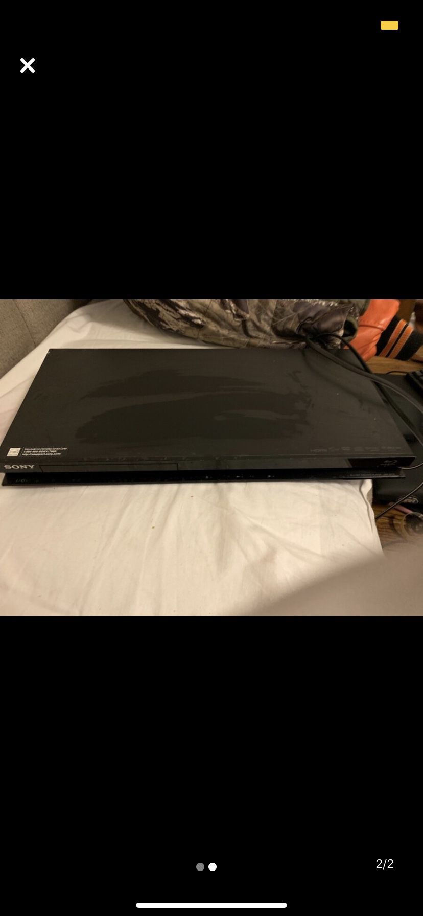 Sony blue ray player $80 or best offer