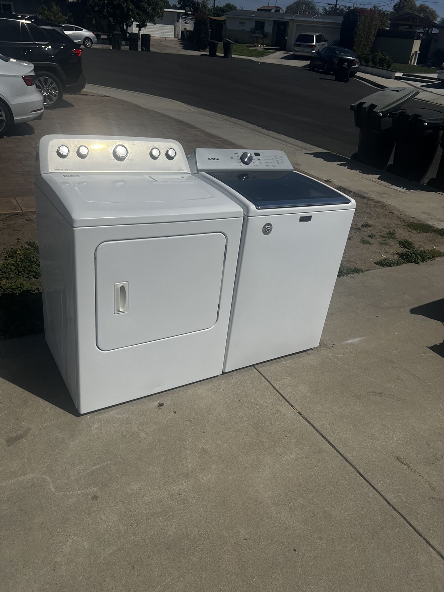 Used Maytag Washer and Gas Dryer (working) Heavy Duty ( Free Installation) with Warranty