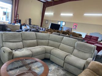 Beige sectional